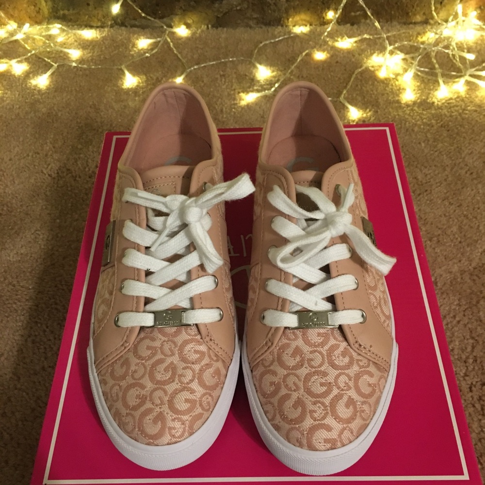 Pink Guess sneakers